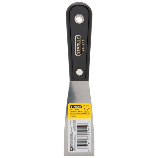 1 and 1 half inch nylon handle flexible blade putty knife.