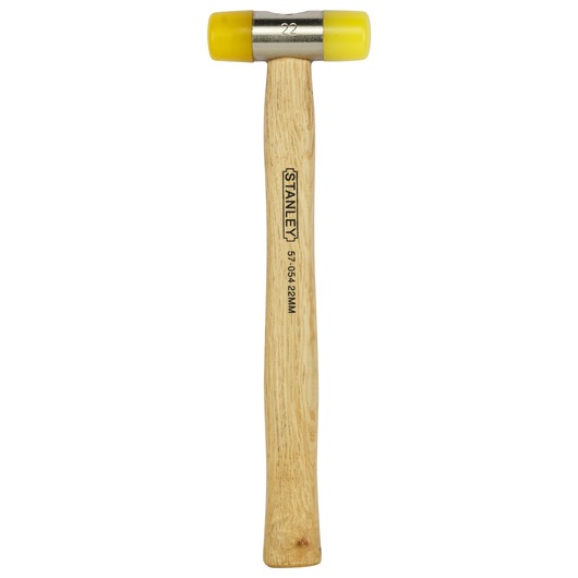 SOFT FACE HAMMER W/WOOD HANDLE, 22MM