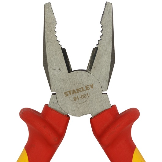 Close up of STANLEY FAT MAX Pliers.