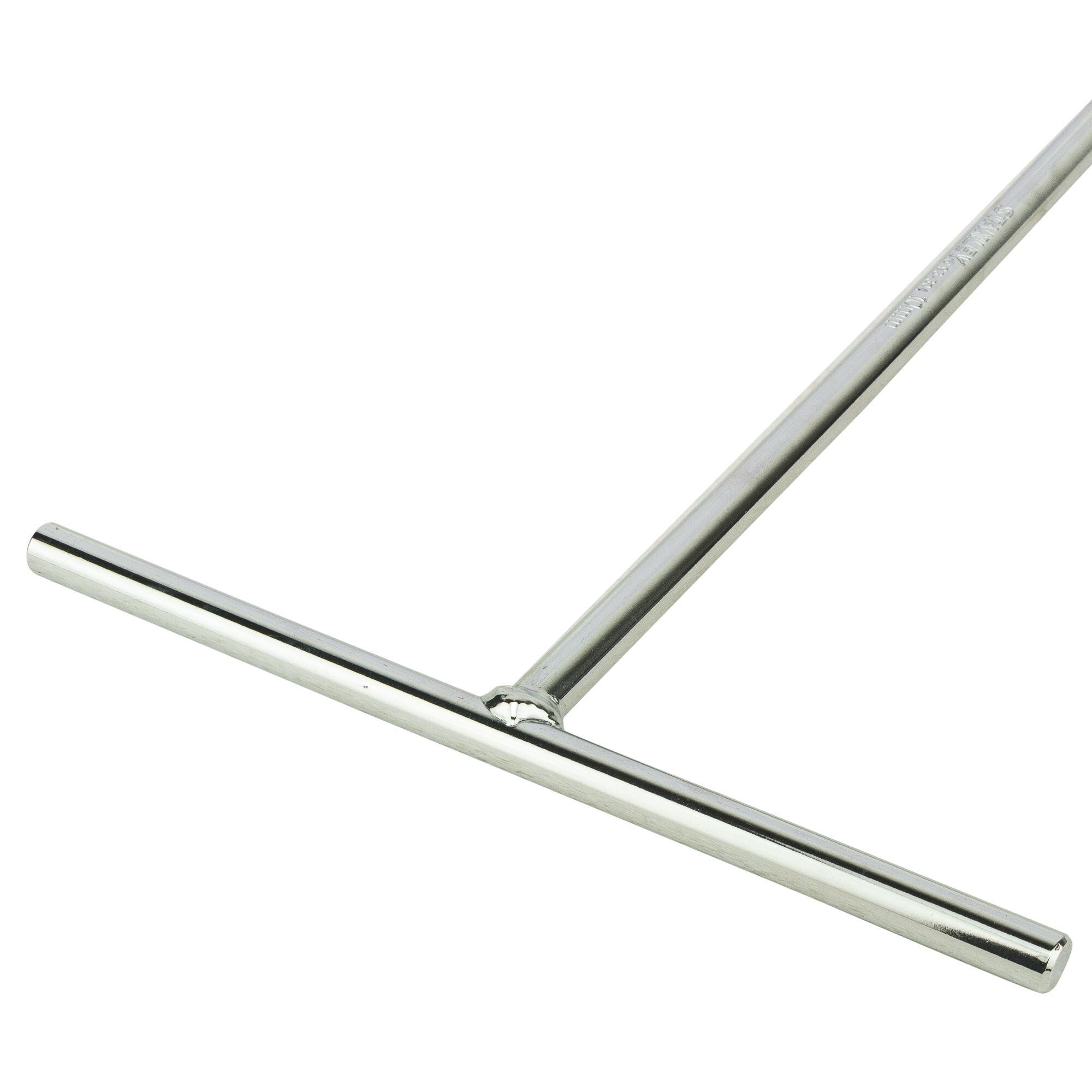 STANLEY STMT93304-8 T-bar handle, shiny chrome finish, product photography on white background.