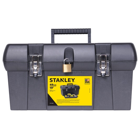 19" TOOLBOX WITH METAL LATCHES